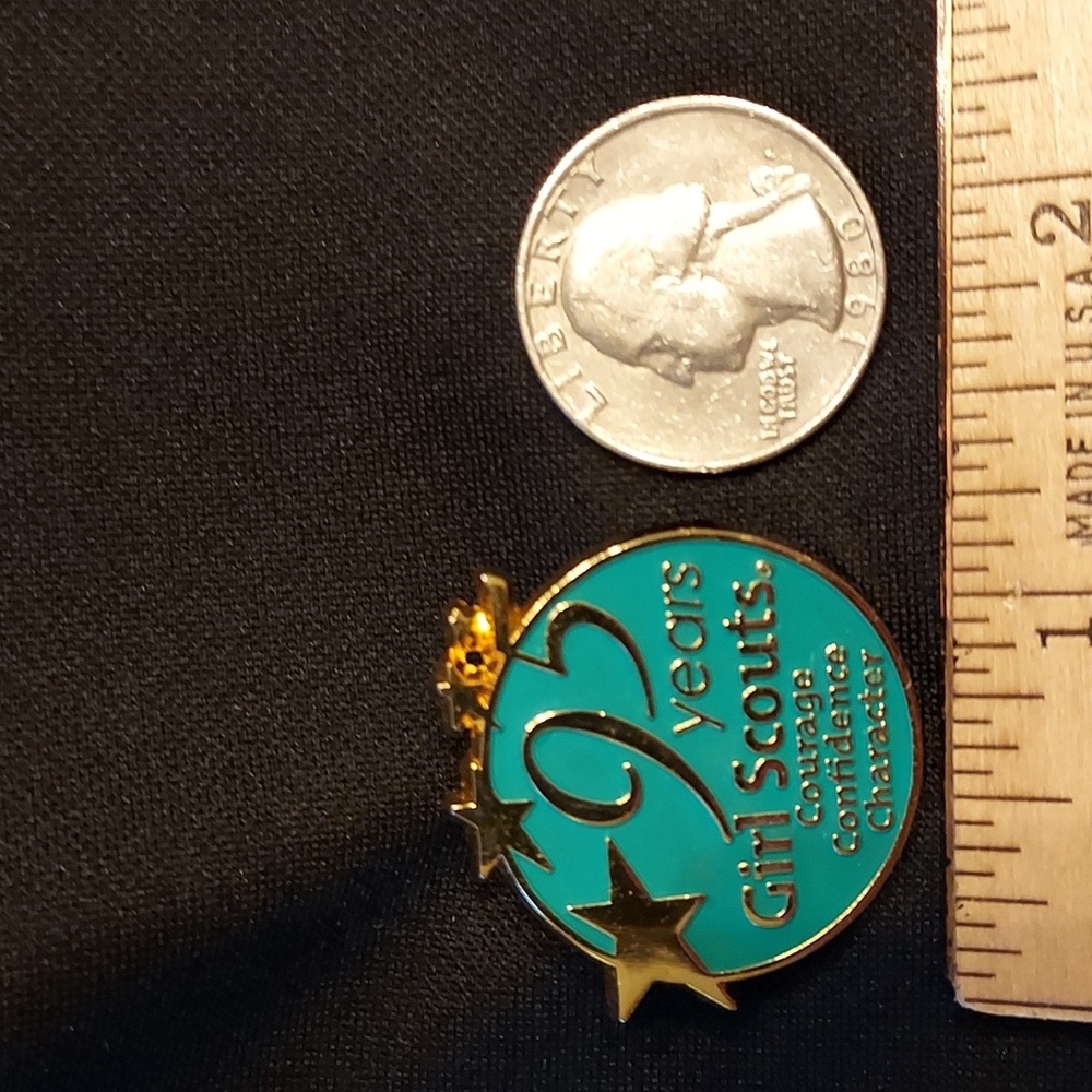 Girl Scout pin 95 years of Scouting